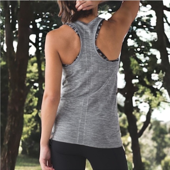 Lululemon Swiftly Tech Racerback Tank Top Grey - Picture 1 of 12